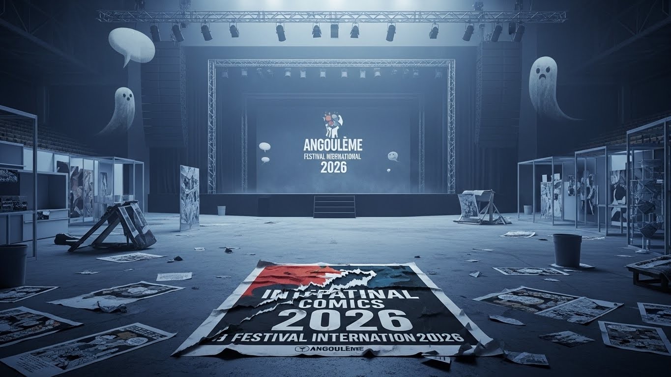 Le Festival International de la BD d’Angoulême 2026 est officiellement annulé. Boycott massif des auteurs, éditeurs en fuite, financeurs publics qui lâchent… Que s’est-il vraiment passé ? Décryptage complet.