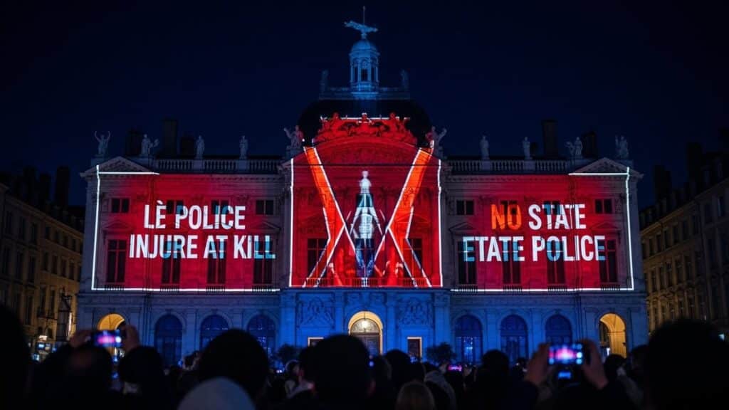 Fête des Lumières : Messages Antipolice Projetés à Lyon