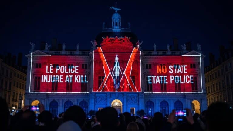 Fête des Lumières : Messages Antipolice Projetés à Lyon