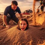Fille de 12 Ans Ensevelie dans un Trou de Sable au Texas