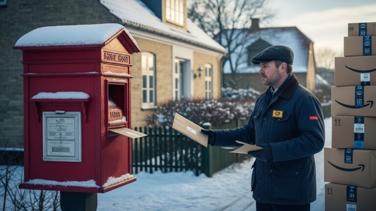 Fin de la Distribution de Courrier au Danemark