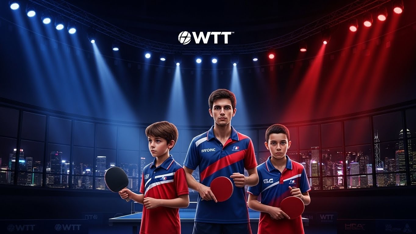 Découvrez comment Félix et Alexis Lebrun, avec Simon Gauzy, abordent les Finales WTT à Hongkong. Une année folle, trois Français dans le top 17 mondial : vont-ils enfin briser la malédiction ?