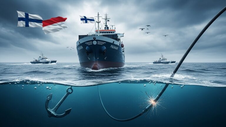 Finlande Saisit Navire Russe : Sabotage Câble Baltique ?