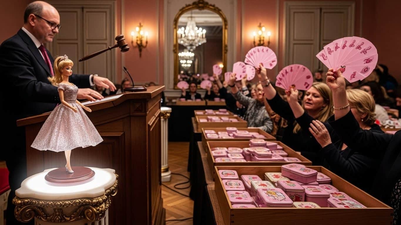 Découvrez la vente aux enchères exceptionnelle de près de 1000 Barbie rares dans le Calvados. Des modèles des années 60 à plus de 800 € pièce ! Une passion qui fait grimper les prix.