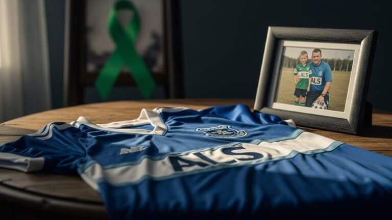 Footballeur Vend Maillots pour Vaincre la Maladie de Charcot