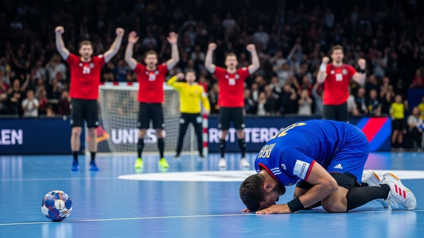 Éliminées 29-23 par l’Allemagne en demi-finale du Mondial de handball féminin, les Bleues abandonnent leur titre. Une soirée cauchemardesque à Rotterdam où tout a manqué. Analyse complète d’un rêve brisé.