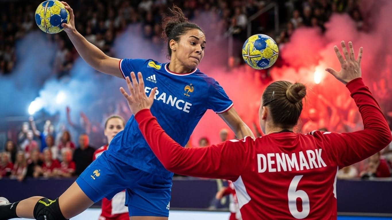 Découvrez l’heure exacte et les chaînes pour suivre France-Danemark en quart de finale du Mondial féminin de handball 2025. Les Bleues tenantes du titre affrontent un adversaire redoutable !