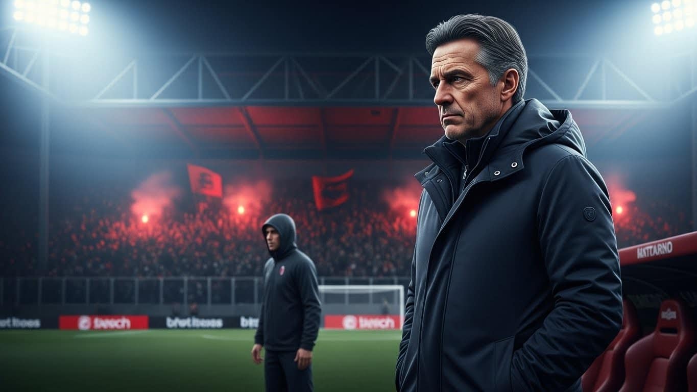 Après les violents incidents contre joueurs et staff à Nice, Franck Haise réfléchirait sérieusement à claquer la porte. Crise totale au Gym : que va-t-il se passer ?