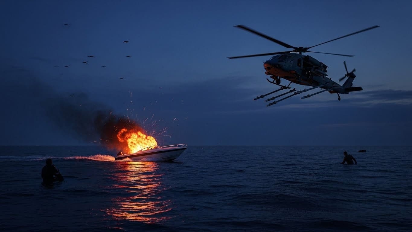 Les États-Unis multiplient les frappes létales sur des bateaux suspectés de narcotrafic dans le Pacifique et les Caraïbes. 87 morts depuis septembre, légalité contestée, exécutions de survivants… Que se passe-t-il vraiment en haute mer ?