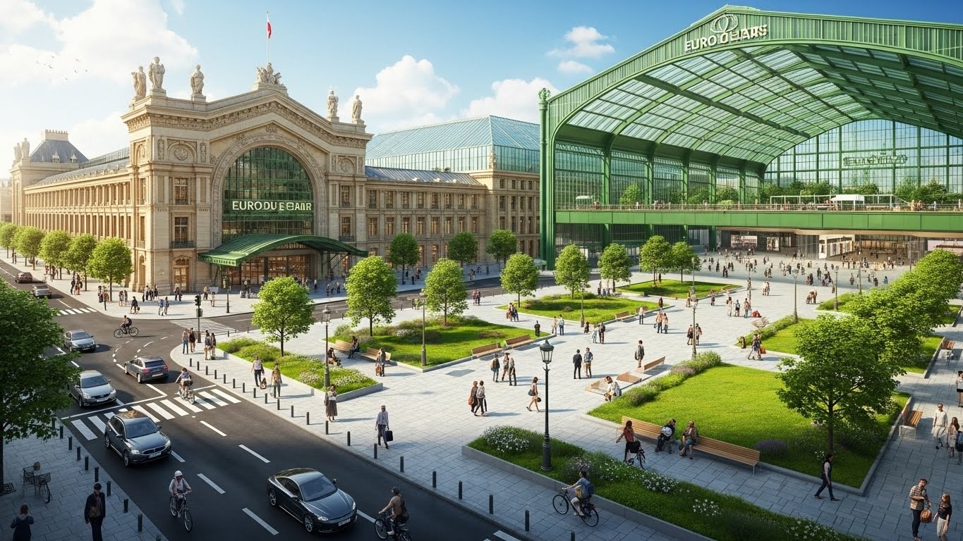 Découvrez les transformations majeures de la Gare du Nord : nouveau hall Eurostar, végétalisation et circulation apaisée. Un projet ambitieux pour 2029 qui va changer vos trajets quotidiens à Paris.