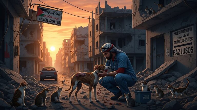 Gaza : Le Refuge Qui Refuse D&rsquo;abandonner Chiens Et Chats