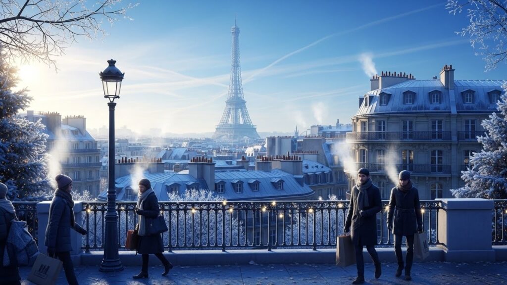 Gel à Paris le Jour de Noël 2025 : Une Première Depuis 2010
