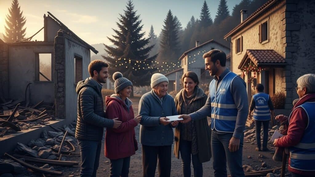 Générosité Française Après Mégafeu Aude Noël