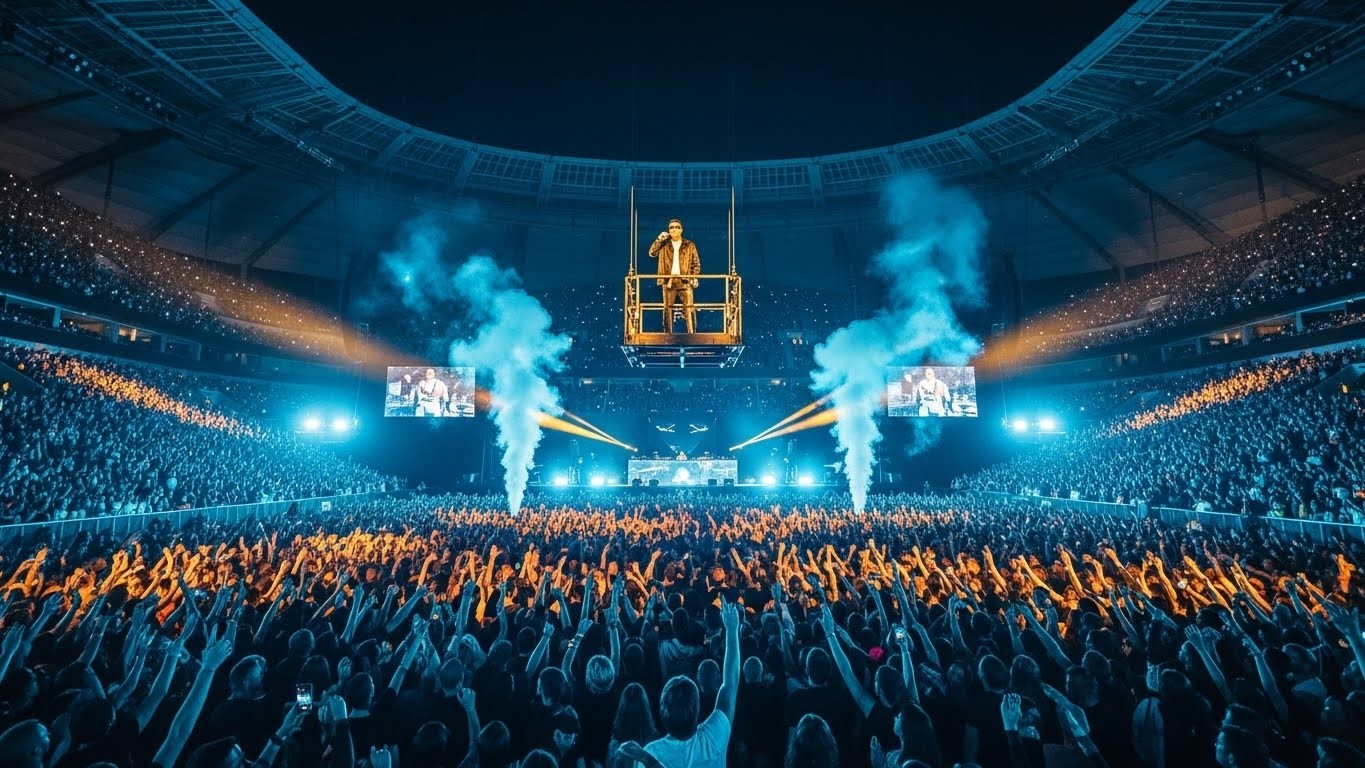 Découvrez le phénoménal week-end de Gims à Paris La Défense Arena : 5 concerts complets, 200 000 fans en délire, une énergie folle et des shows grandioses. Un événement historique pour le rap français !