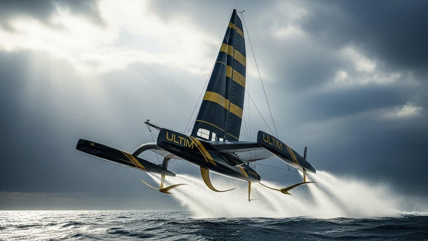 Découvrez Gitana 18, le nouveau Maxi Ultim capable de voler presque tout le temps et viser moins de 40 jours en solitaire autour du monde. Une révolution technologique qui repousse toutes les limites de la voile océanique.
