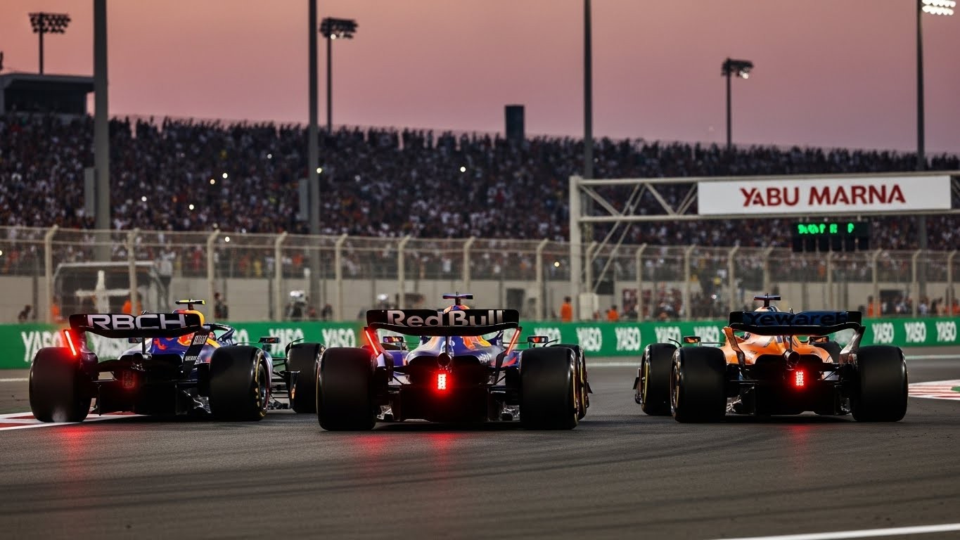 Départ explosif à Abou Dhabi : Verstappen tient bon, Piastri grille Norris dès les premiers mètres. Qui va remporter ce titre mondial haletant ? Analyse complète du final F1 2025.
