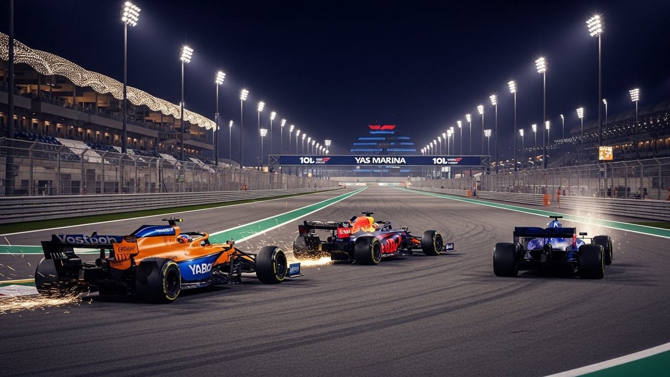 Découvrez pourquoi les qualifications du GP d’Abou Dhabi 2025 s’annoncent explosives : Norris, Verstappen et Piastri se battent encore pour le titre mondial. Suspense total avant la dernière course !