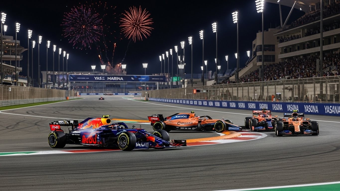 Décisive bataille à Abu Dhabi : Verstappen arrache la pole devant Norris et Piastri. Découvrez la grille complète, les enjeux du titre et pourquoi ce dernier GP s’annonce historique !