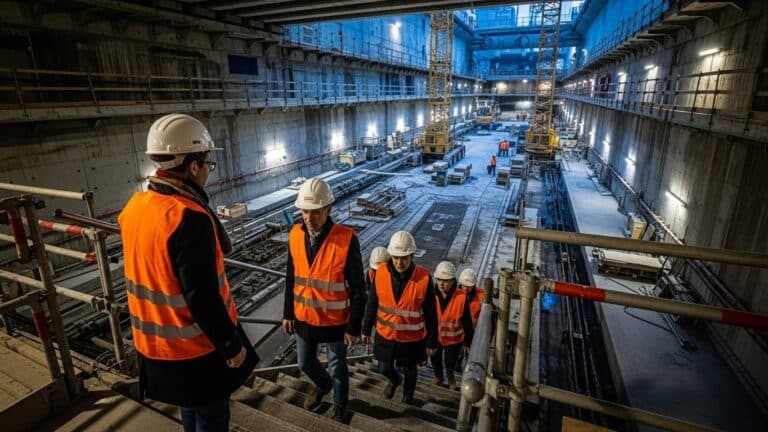 Grand Paris Express : Visite Pédagogique du Chantier à Aubervilliers