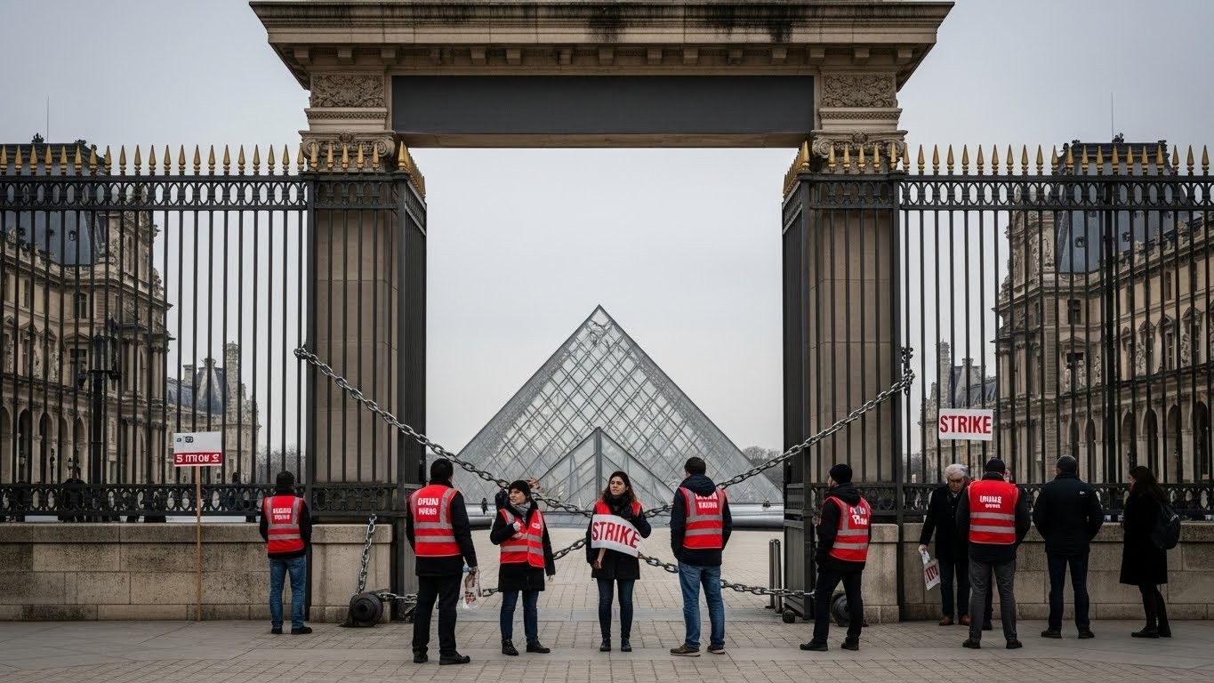 Découvrez pourquoi le Louvre est resté fermé ce lundi 15 décembre 2025 suite à une grève unanime des salariés. Conditions de travail dégradées, sous-effectifs, accueil du public en souffrance : les coulisses d'une crise profonde.