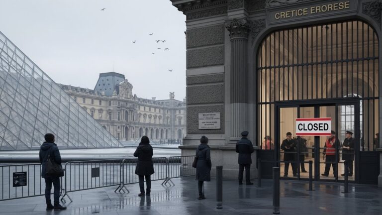 Grève au Louvre : Le Musée Fermé pour la Troisième Journée ?