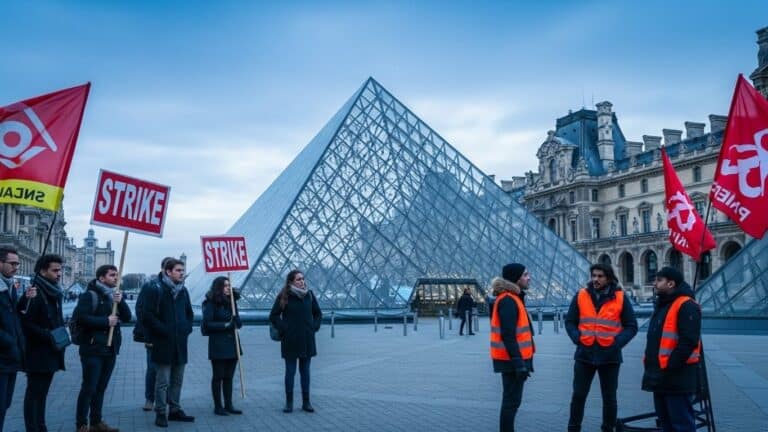 Grève au Louvre : Touristes Déçus Face aux Portes Closes