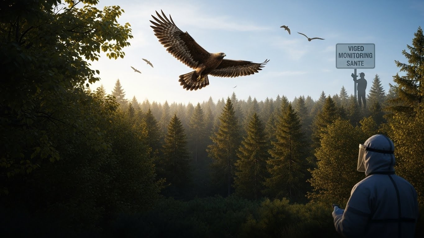 Découverte d'un foyer de grippe aviaire dans les Yvelines près de Rambouillet. Les rapaces de l'Espace Rambouillet sont-ils menacés ? Explications et mesures de surveillance pour rassurer les visiteurs.