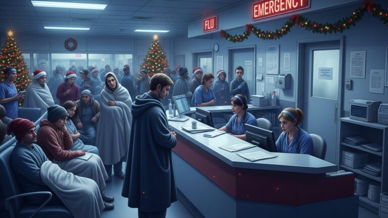 Grippe Intense : Hôpitaux Sous Pression Pendant les Fêtes