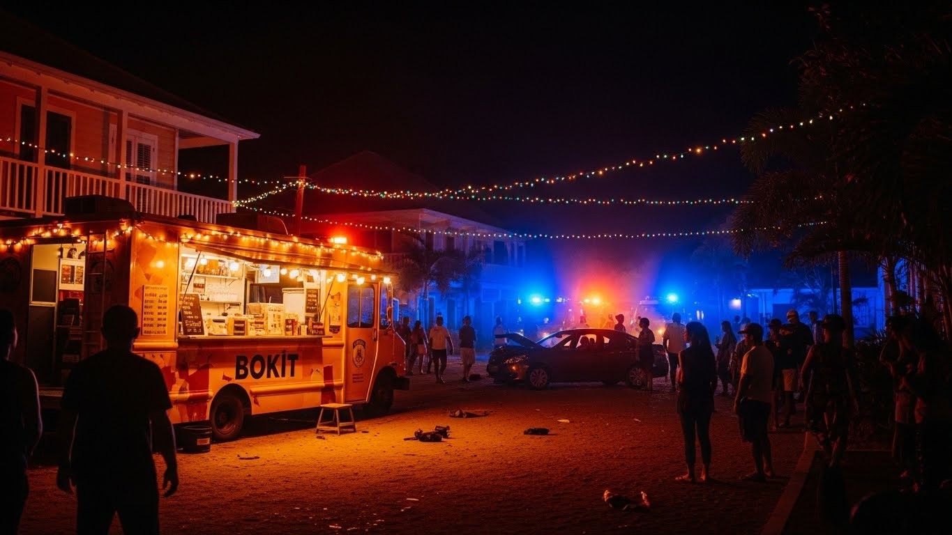 Une voiture a foncé dans la foule à Sainte-Anne (Guadeloupe) juste après les illuminations de Noël. 19 blessés, dont 6 enfants et 3 en urgence absolue. Le conducteur ivre et positif au cannabis. Récit complet.