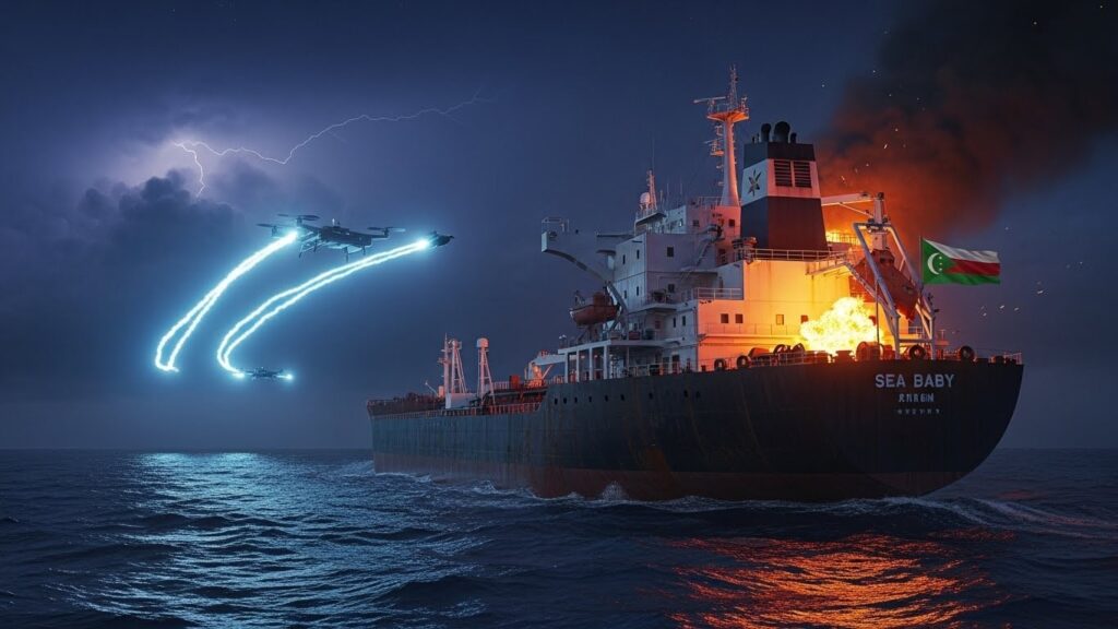 Guerre en Ukraine : Un Pétrolier Russe de la Flotte Fantôme Touché par Drone