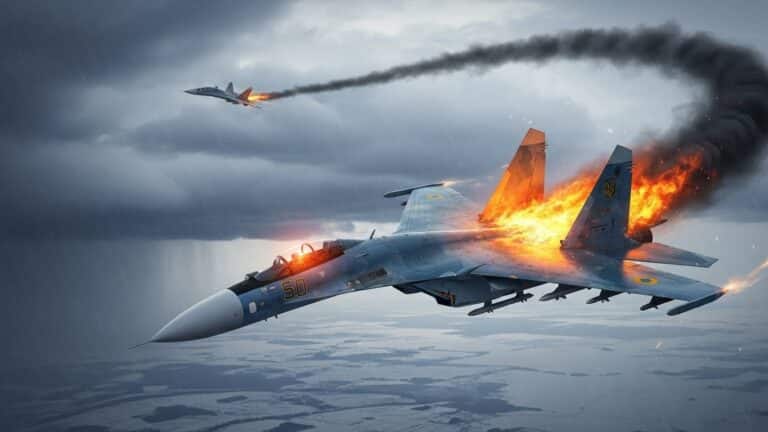 Guerre en Ukraine : Un Pilote d’Élite Perd la Vie aux Commandes d’un Su-27