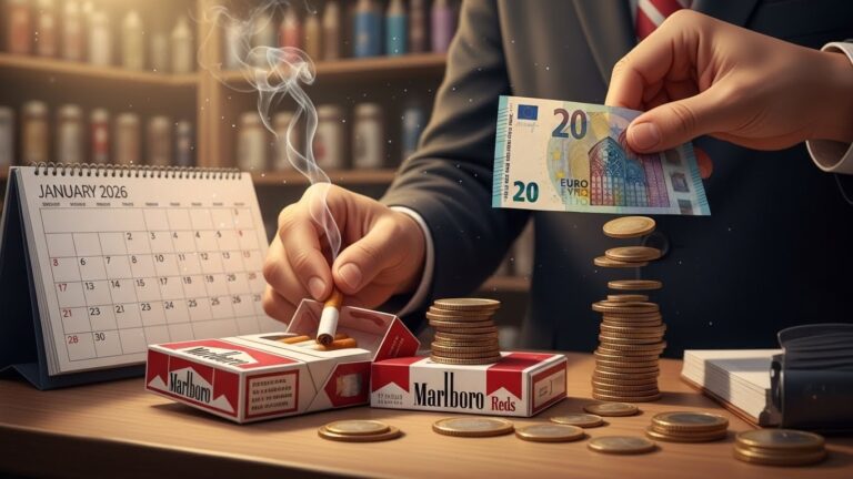 Hausse Prix Cigarettes 2026 : Marlboro à 13,50 € dès Janvier