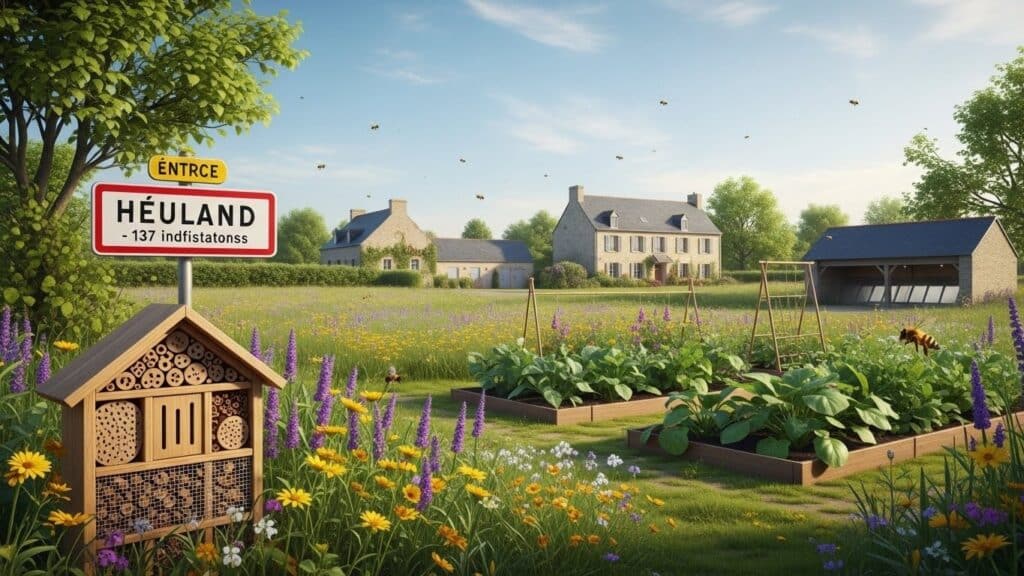 Heuland : Le Plus Petit Village à 3 Abeilles Apicité
