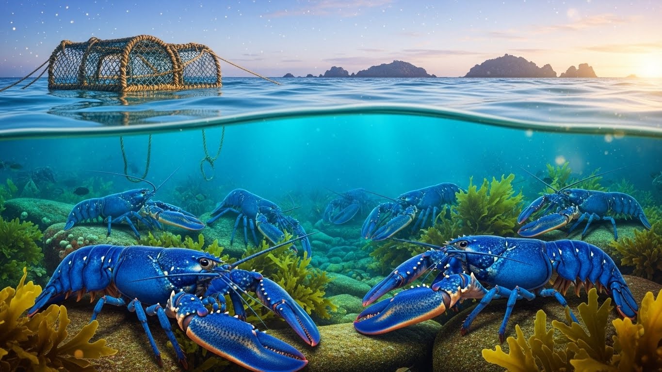Découvrez l'origine des homards bleus tant prisés pour les réveillons de fin d'année. De l'archipel des Glénan à votre table, plongez dans leurs secrets, leur pêche et les raisons de leur succès festif.