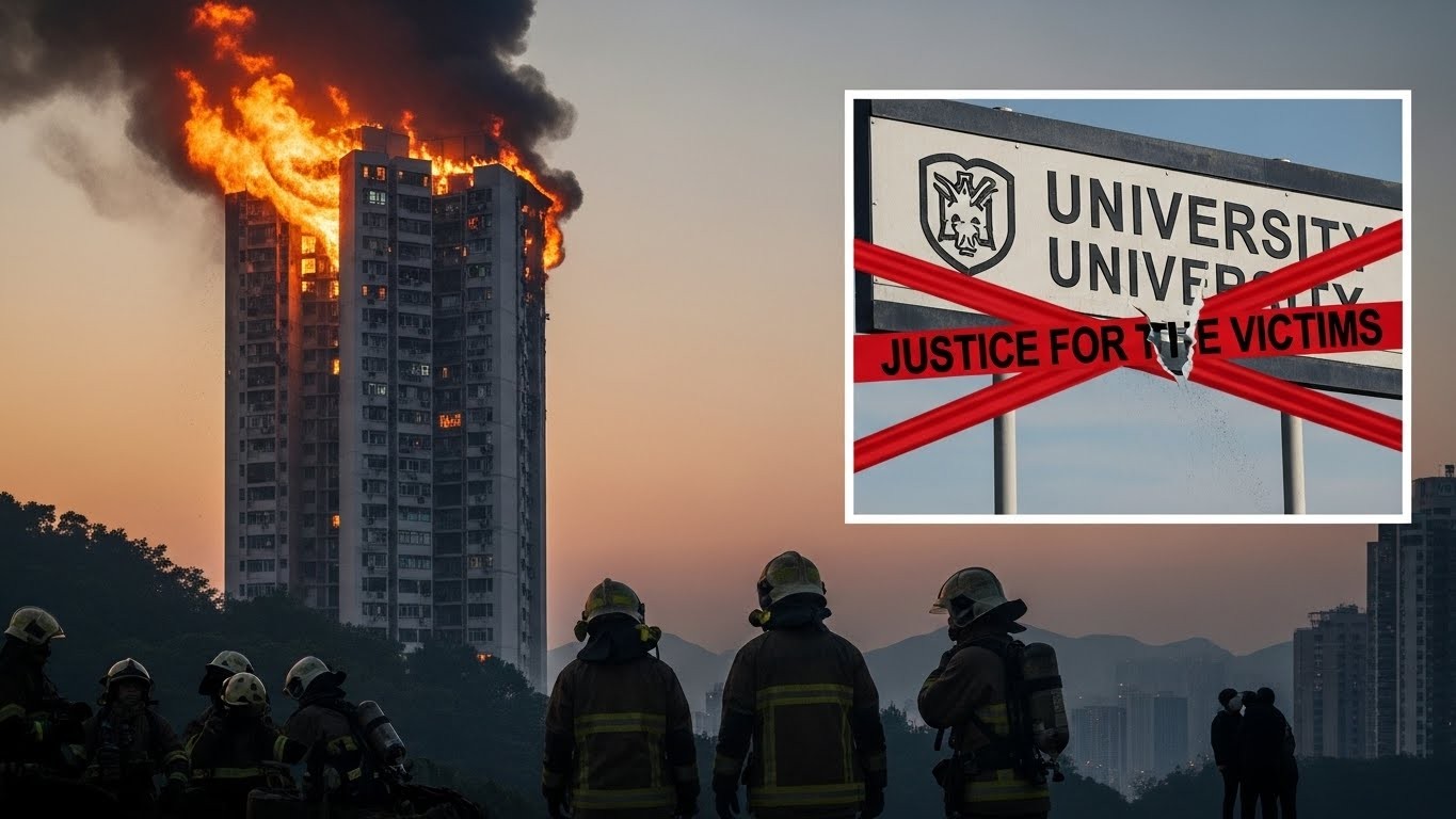 À Hongkong, un terrible incendie a tué au moins 159 personnes. Un syndicat étudiant qui réclamait justice vient d’être suspendu par son université. Retour sur un drame qui révèle les tensions persistantes dans la ville.