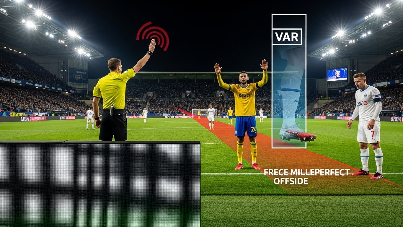 Le hors-jeu au millimètre fait polémique après un match tendu en Ligue des Champions. Deux buts annulés pour des positions infimes relancent le débat sur les règles et la VAR. Faut-il changer la loi ?