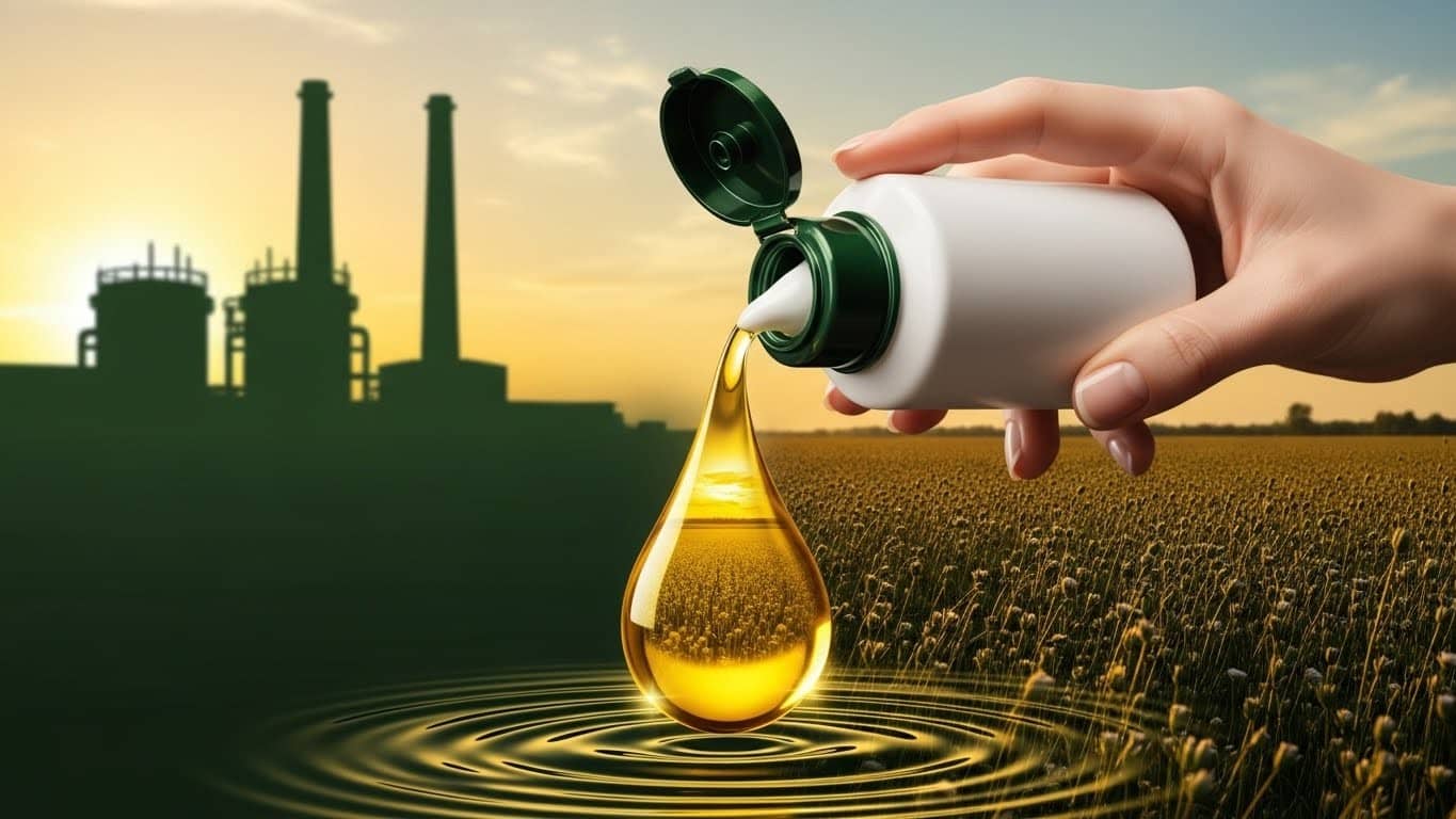 Découvrez comment un grand laboratoire français passe à l'huile de lin cultivée à 30 km de son usine pour créer des cosmétiques plus éco-responsables. Mustela et les actifs anti-âge se mettent au circuit court !