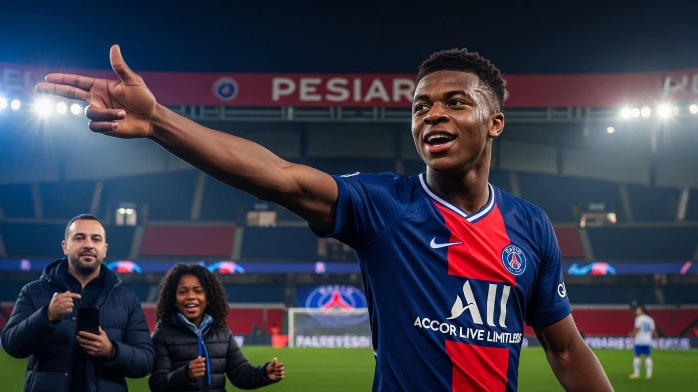 À seulement 17 ans, Ibrahim Mbaye marque son premier but au Parc des Princes et brille avec le Sénégal. Découvrez l’ascension fulgurante de ce jeune prodige parisien qui fait vibrer tout un peuple.