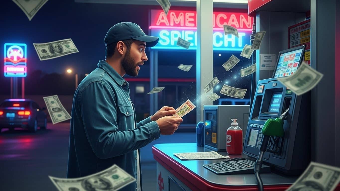 Un homme de 33 ans entre dans une station-service à Detroit, voit un ticket à gratter oublié sur le comptoir… et repart millionnaire. Une histoire vraie qui redonne foi en la chance !