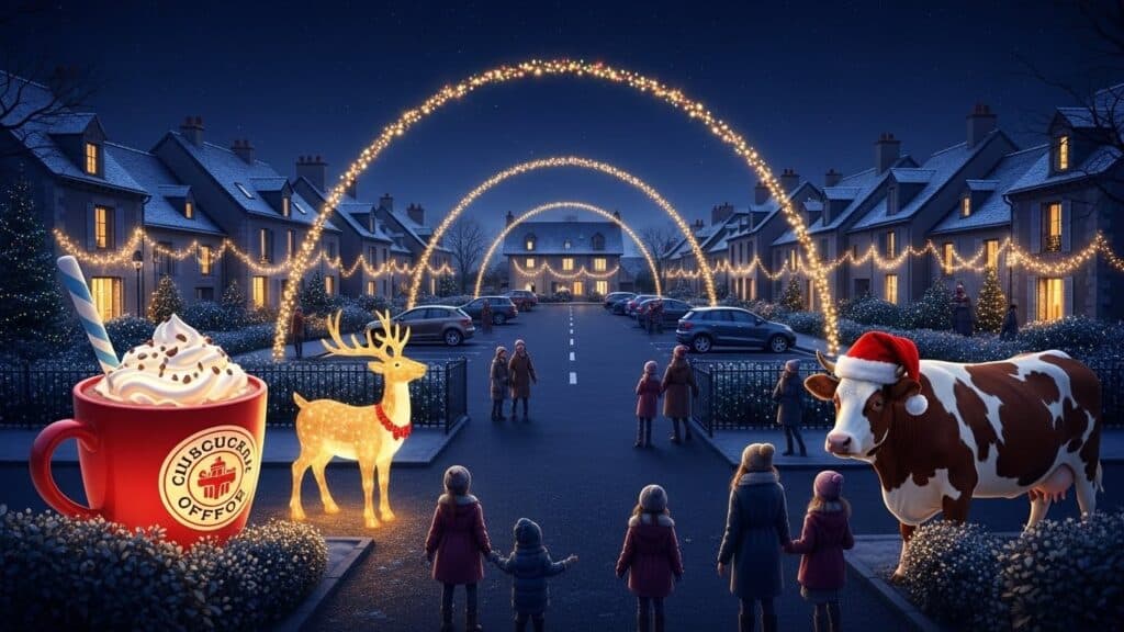 Illuminations de Noël à Ifs : Le Quartier Féerique près de Caen