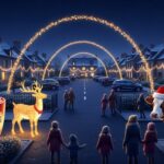 Illuminations de Noël à Ifs : Le Quartier Féerique près de Caen
