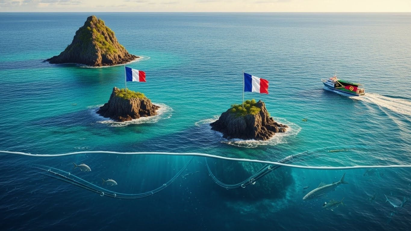 La France défend fermement sa souveraineté sur les îlots Matthew et Hunter face aux revendications du Vanuatu. Enjeux maritimes colossaux, polémique politique et influences géopolitiques : décryptage complet d'un différend qui agite le Pacifique.