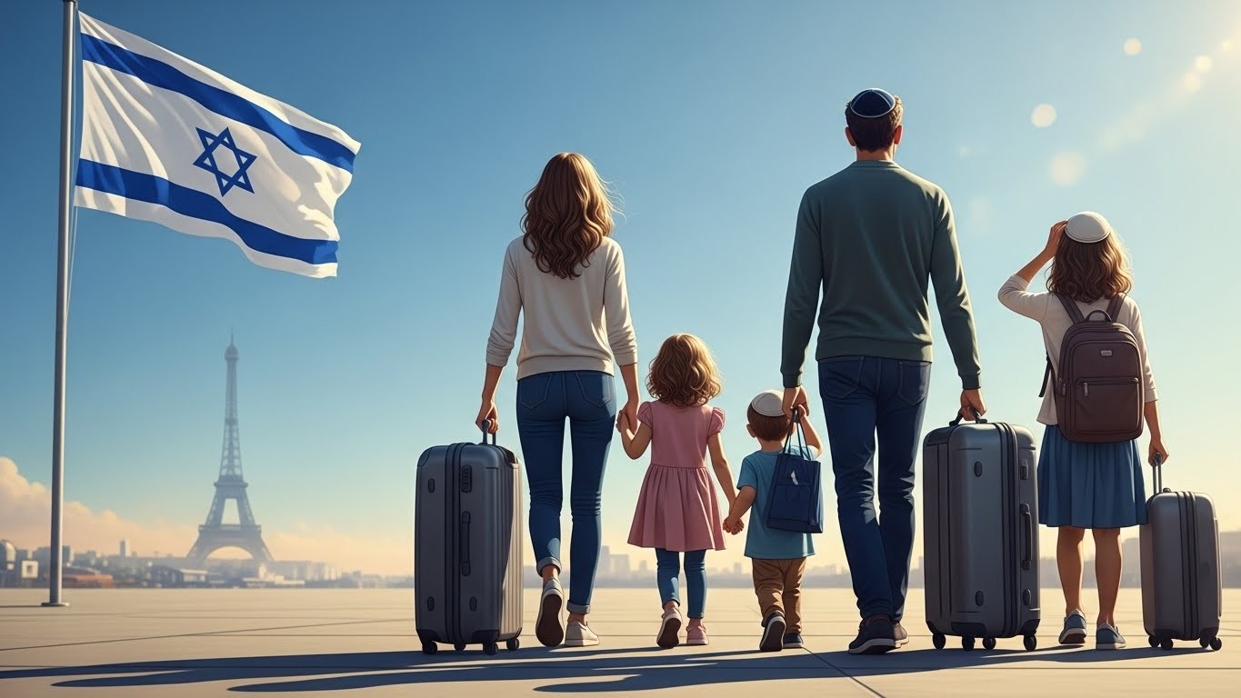 Découvrez pourquoi plus de 3300 Juifs français ont choisi Israël en 2025, une hausse de 45%. Antisémitisme en France, guerre à Gaza : quels facteurs expliquent ce mouvement d'Aliyah ?