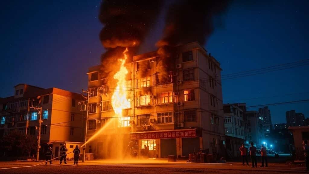 Incendie à Shantou : 12 Morts dans un Drame Urbain en Chine