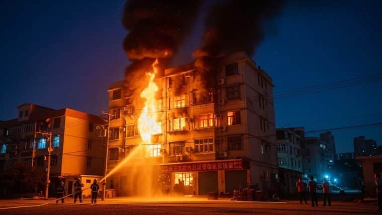 Incendie à Shantou : 12 Morts dans un Drame Urbain en Chine