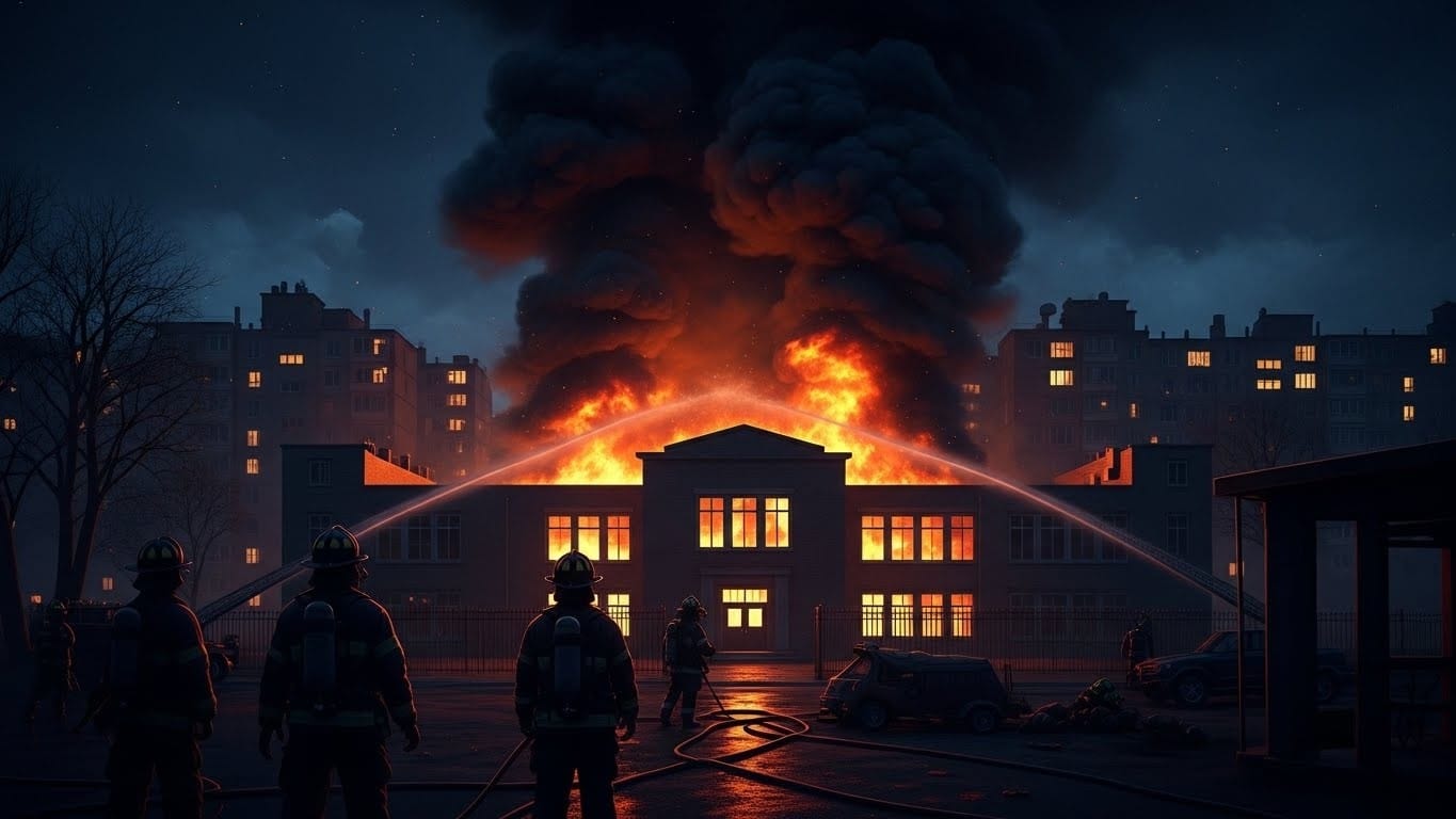 Dijon : un collège incendié en pleine nuit, probable vengeance des trafiquants de drogue. Découvrez le contexte explosif d'une guerre ouverte contre le narcotrafic et ses conséquences dramatiques sur la ville.