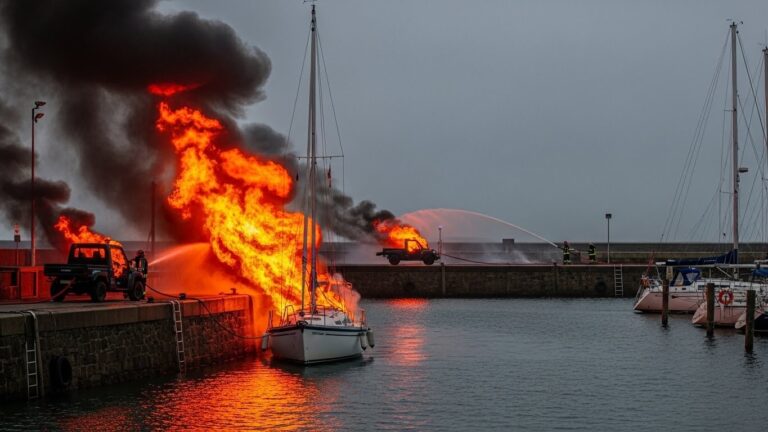Incendie Port Chantereyne Cherbourg : Enquête Ouverte
