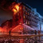 Incendie Spectaculaire à Manhattan dans le Froid Polaire