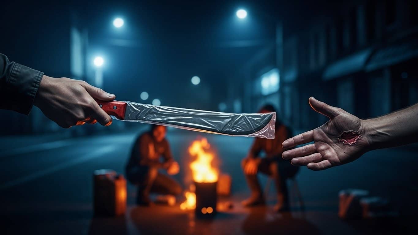 Un influenceur américain filme sa tournée où il offre alcool et machettes à des sans-abri. Sketch ou irresponsabilité totale ? Plongée dans cette polémique qui secoue les réseaux.