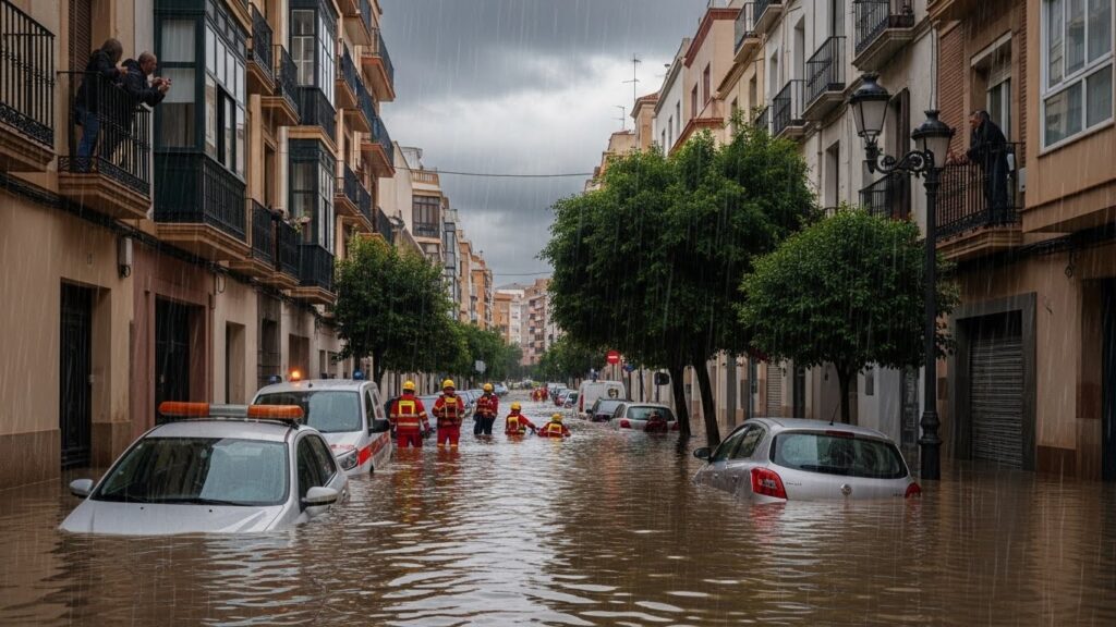 Inondations en Espagne Sud : Un Mort et Deux Disparus à Malaga